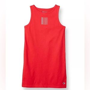 Girls NEW Champion Sleeveless Tank Dress, Size 14 RED